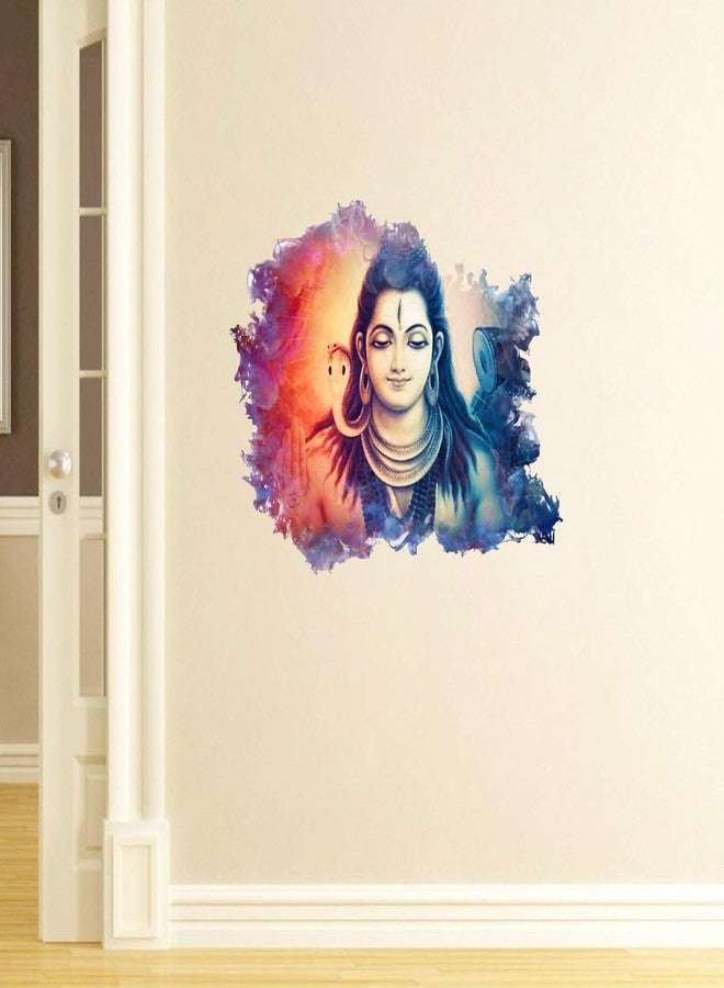 Sticker Studio ملصقات جدارية من الفينيل PVC بتصميم شيفا من ستيكر ستوديو (متعددة الألوان، 58 سم × 48 سم) - Image 2